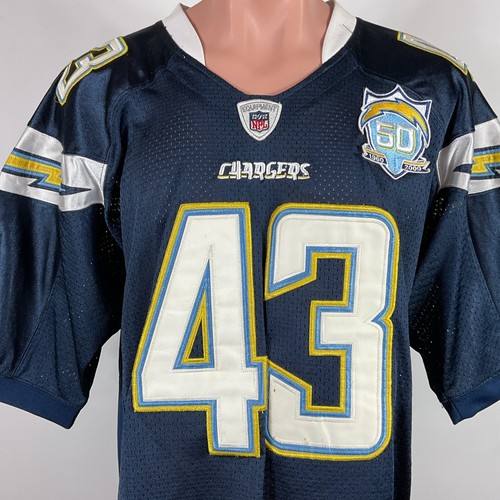 Darren Sproles San Diego Chargers Blue Reebok Throwback Jersey 50/size 50 Years - Picture 3 of 11