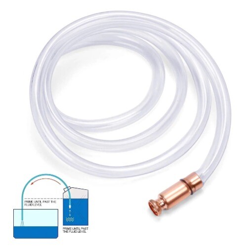 Manual Suction Pipe Pump Gasoline Water Self Priming Hose Pipe Plumbing Hoses - Picture 8 of 17