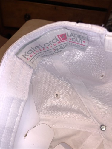 PGA Memphis National 2023 Golf Hat White Teal New Ahead Ladies Cut Kate Lord - Picture 5 of 5