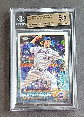 Noah Syndergaard 2015 Topps Chrome RC #US157 BGS 9.5  *SEE DESCRIPTION & PHOTOS* - Bild 2 von 6