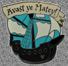 Avast Ye Matey! Pin  Pirates of the Caribbean DISNEY Hidden Mickey - DLR