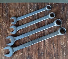 PROTO USA Combination Wrench Set~Mechanic Assorted 9/16" thru 13/16"~4 Piece Lot