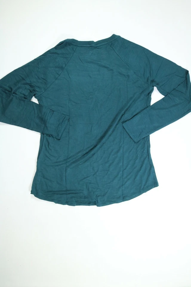 Women’s Time And Tru Gem Slate Long Sleeve Raglan T-Shirt NEW! NWT - Image 2 of 3