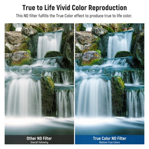 NEEWER 58mm True Color Variable ND2-ND400 Filter, Hard Stops Neutral Density - Picture 4 of 8