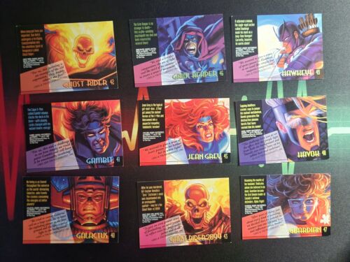 1994 Fleer Marvel Masterpieces Trading Cards Lot #1 - Picture 10 of 24