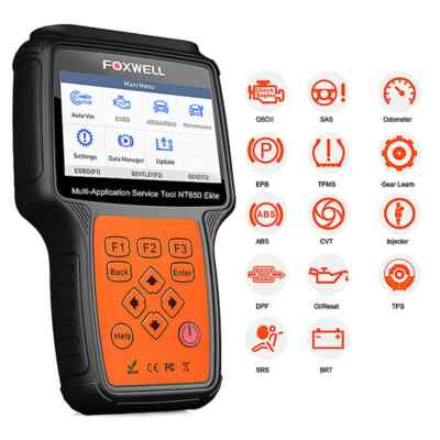 NT650 Elite OBD2 Automotive ScannerABS SRS DPF Wartung Instrument  12V 5W
