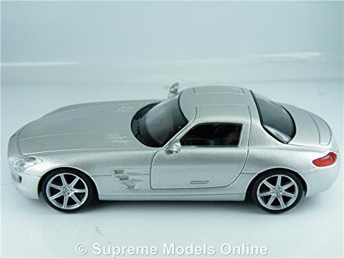 Atlas 1/43 Scale Die-cast metal model - Mercedes Benz SLS AMG Silver - Picture 6 of 8