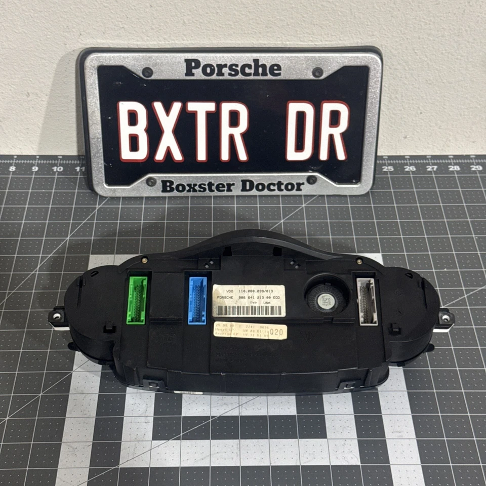 01-04 Porsche Boxster 986 S Velocímetro Cuadro de instrumentos Medidor OEM Manual 49K Foto 3 de 3