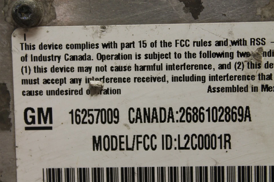 1999 Cadillac Catera Body Control Unit BCM 16257009 Module 416 4G3-B5 - Image 3 of 4