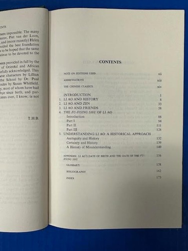 LI AO : BUDDHIST, TAOIST, OR NEO-CONFUCIAN? (1992, HC/DJ)-LONDON ORIENTAL SERIES - Picture 6 of 13