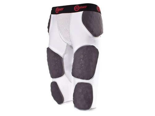 New Cramer Unisex Football Pants Lighting 7 Integrated Girdle White Adult Medium