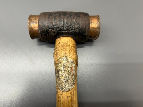 (H1) VINTAGE THOR COPPER SAFETY HAMMER MALLET PAT 501310 - VGC - ENGLAND - Picture 4 of 6