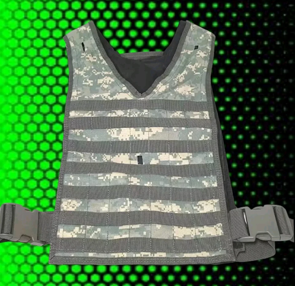 Chaleco táctico camuflaje digital ajustable paintball *LEER DESCRIPCIÓN* Foto 2 de 4