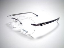 NEW GUESS RIMLESS EYEGLASS FRAME GU1536 GUN GU 1536