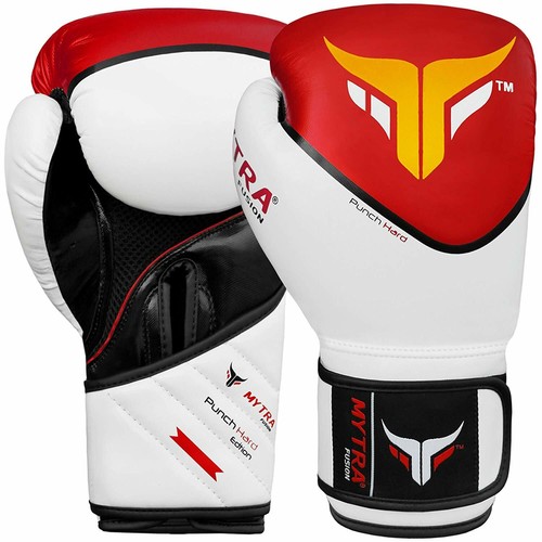 Mytra Fusion Artificial Leather Prime Quality Punching Punch Hard Boxing Gloves - Picture 23 of 24