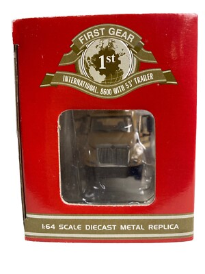 First Gear 1:64 Scale International 8600 With 53' Diecast Trailer