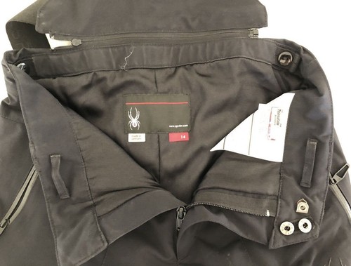 Spyder ski or snowboard pants Youth size 14 Black Used Black - Picture 4 of 4