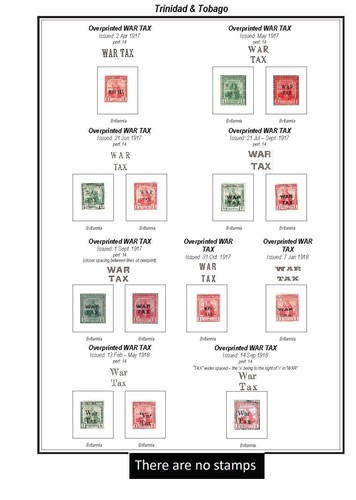 Print a Trinidad & Tobago Stamp Album fully illustrated & annotated - Picture 1 of 4