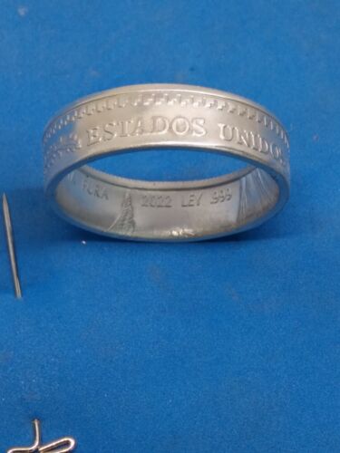 2022 1/2 OZ. LIBERTAD COIN RING (.999 silver) - Picture 1 of 10