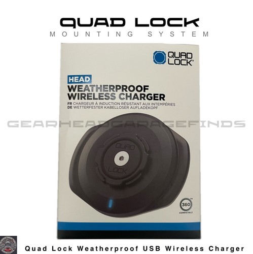 QUAD LOCK Motorcycle *USB* Wireless Charging Head - NEW IN BOX (FREE SHIPPING!)