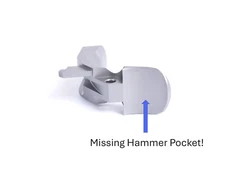 Beavertail Grip Safety SS .220" Radius