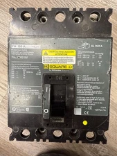 Square D FH 150A Molded Case Switch FHL360015M 3-Pole by Schneider Electric