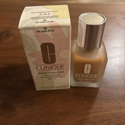 NIB Clinique Superbalanced Silk Makeup Broad Spectrum SPF 15 SILK BRANDY #118