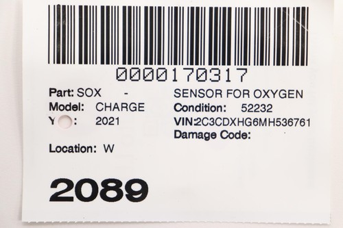 2012 - 2023 DODGE CHARGER EMISSION SYSTEM LAMBDA O2 OXYGEN SENSOR OEM - Bild 10 von 10