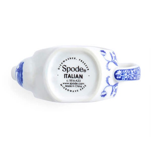 Spode Blue Italian Set of 4 Teapot Napkin Rings - Picture 4 of 6