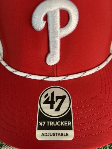 Philadelphia Phillies 47 Brand Rope Hat Red/White New - Picture 3 of 7
