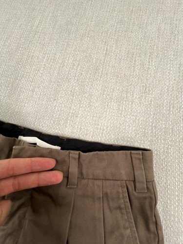 Norse Projects Christopher Gabardine Trousers Pants Pleated Mens 29" x 28" Army - Picture 5 of 20