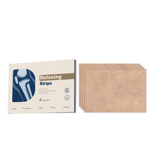 Relaxing Strips Joint Muscle Soothing Care Patch Daily Maintenance 4pcs/PK - Picture 19 of 20