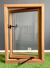 Image of Hardwood Timber Window Wood Sapele Single Casement Flat Pack Unassembled Frame