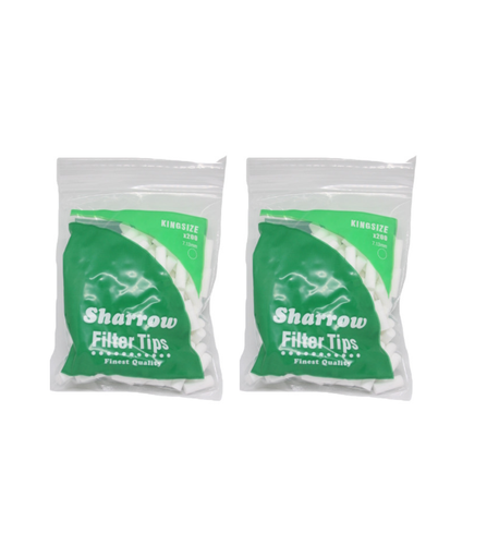 Sharrow Kingsize 7.13mm Filter Tips 5 Packs (200 Each) 1000pcs Roll Up Filters - Picture 3 of 6