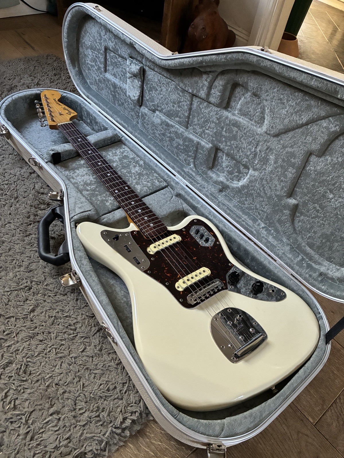 Fender Jaguar 1966 Reissue CIJ R-Serial 2004-2005 - Olympic White