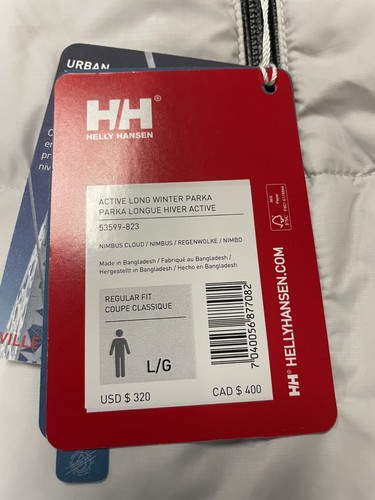 HELLEY HANSEN ACTIVE LANGER WINTERPARKA HERREN GRÖSSE LARGE - Bild 7 von 7