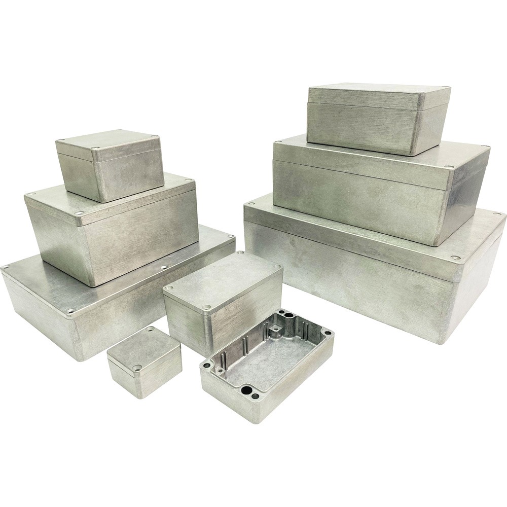 Gainta  G107 Universal-Gehäuse 125 x 80 x 40  Aluminium Aluminium legiert Alu...