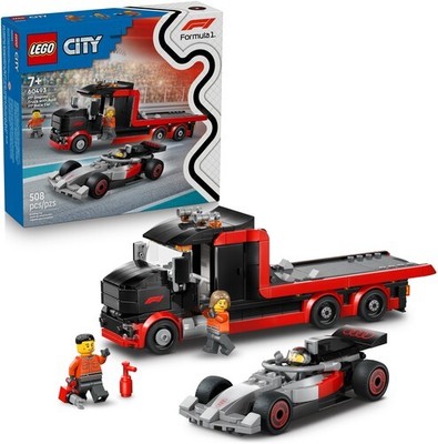 LEGO  City F1  Display Truck with Audi F1  Race Car 60493 [New Toy] Brick