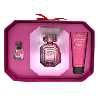 Victoria's Secret Bombshell Magic 3 Piece Gift Set 1.7 Fl Oz Perfume Lotion New