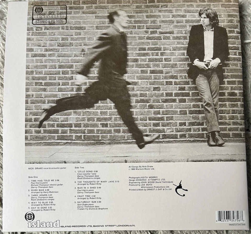 NICK DRAKE - Five Leaves Left - 2013 Europe LP Near Mint - Photo 3/4