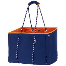 Neoprene Multipurpose Beach Bag Tote Inner Zipper Pocket Travel Accessory