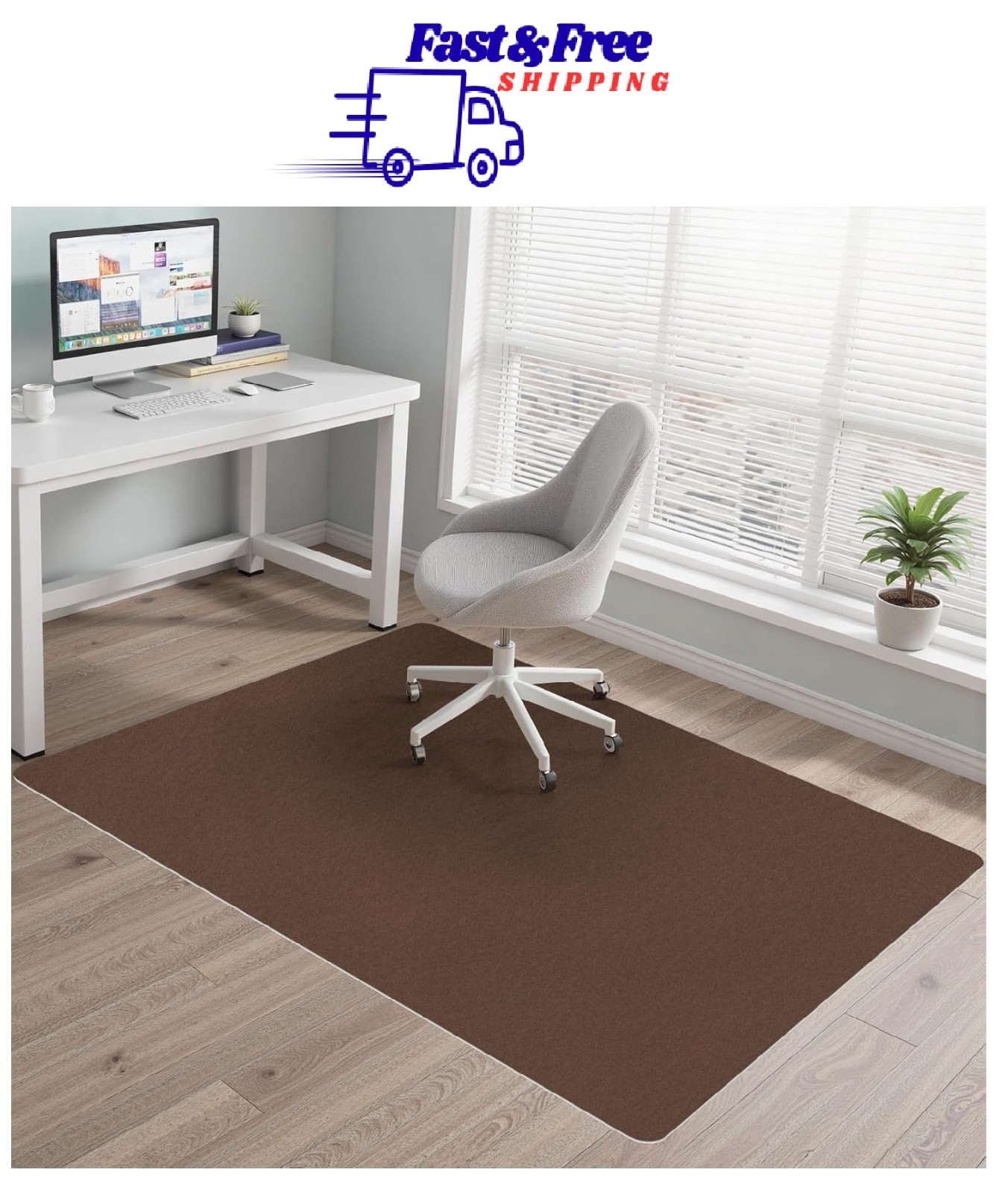 Mat For Hardwood Floor, 40 X 48 Desk Computer Chair Mat, Und