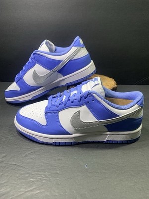Nike Dunk Womens Next Nature Low Royal Blue White Silver Shoe Size 9