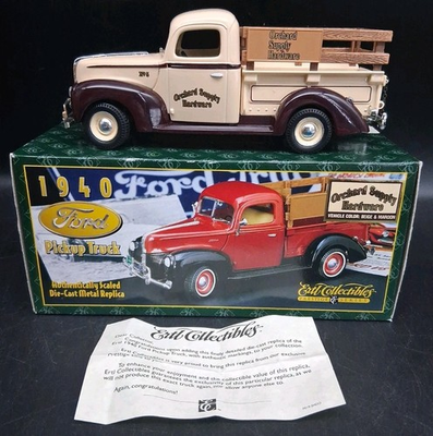 #ad Ertl 1940 Ford Pickup Truck Die Cast Model Replica orchard hardware 1:25 1995 $19.99