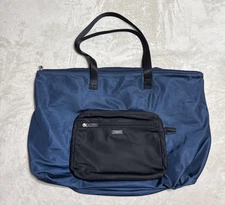 TUMI Tote Bag Voyageur JUST IN CASE Packable 21.5” Navy Blue