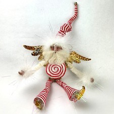 Mark Roberts Candy Cane Red Stripe 10" Christmas Santa Fairy Figurine