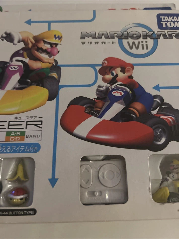 ⭐ Mario Kart Wii Choro Q/Q Steer R/C Takara Tomi Wario и Mario двойной пакет ⭐ - Изображение 3 из 4