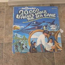 Walt Disney 20,000 Leagues Under The Sea VTG Board Game Complete Lakeside 1975