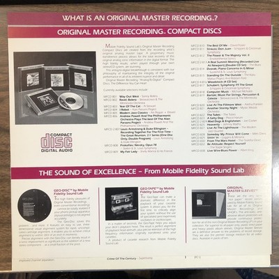 The Beatles / With The Beatles MFSL 1-102 Mobile Fidelity Original