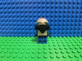 LEGO UFO Zotaxian Blue Officer Space Alien Minifigure sp042 6975 6900 CMF Lot 
